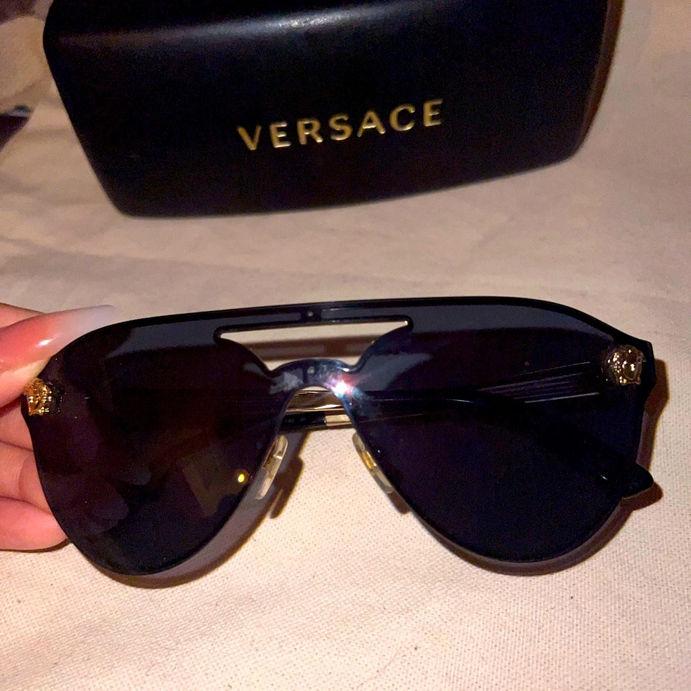 Versace aviator sunglasses